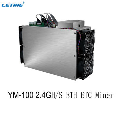 YM-100 Asic ETH Bergwerksmaschine Bergmann-Ethash Algorithm Cryptos Ethereum 2400MH 2200M 2100M Blockchain Miner
